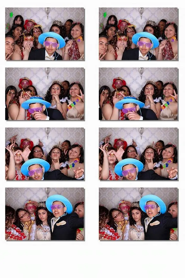 Photo booth film strip